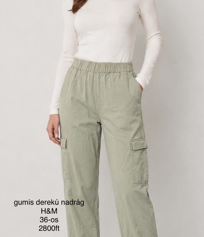 Gumis derekú nadrág