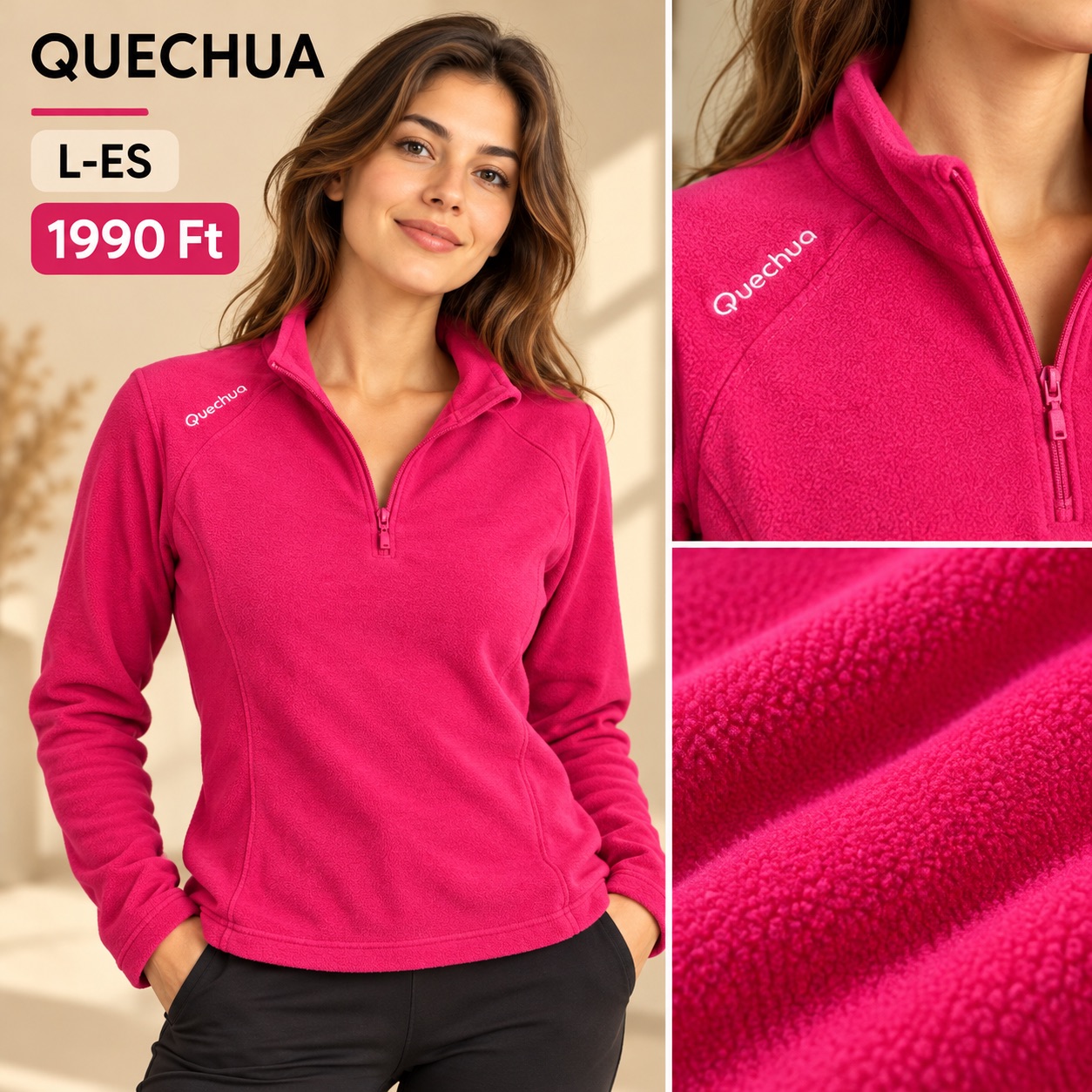 Quechua polár pulóver
